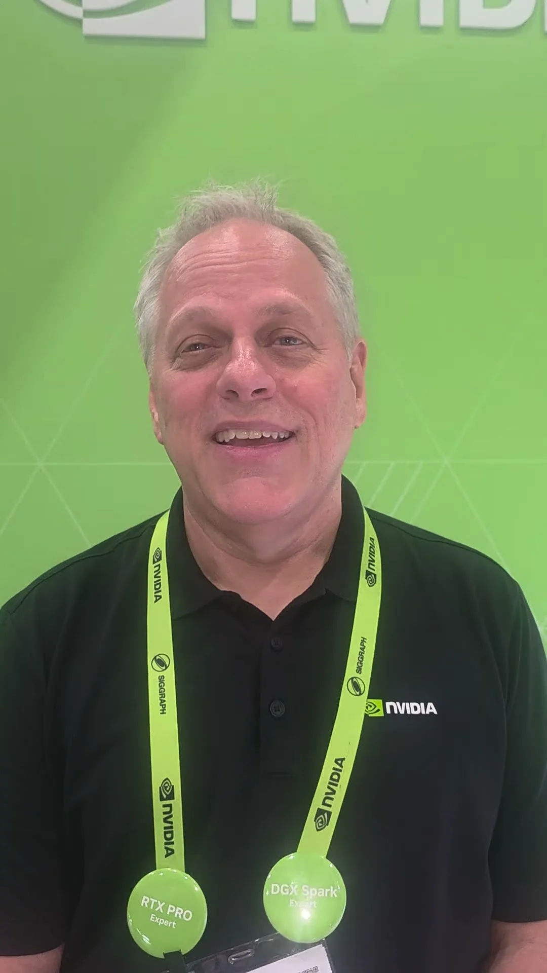 YouTube short: Allen Bourgoyne at the NVIDIA booth, SIGGRAPH